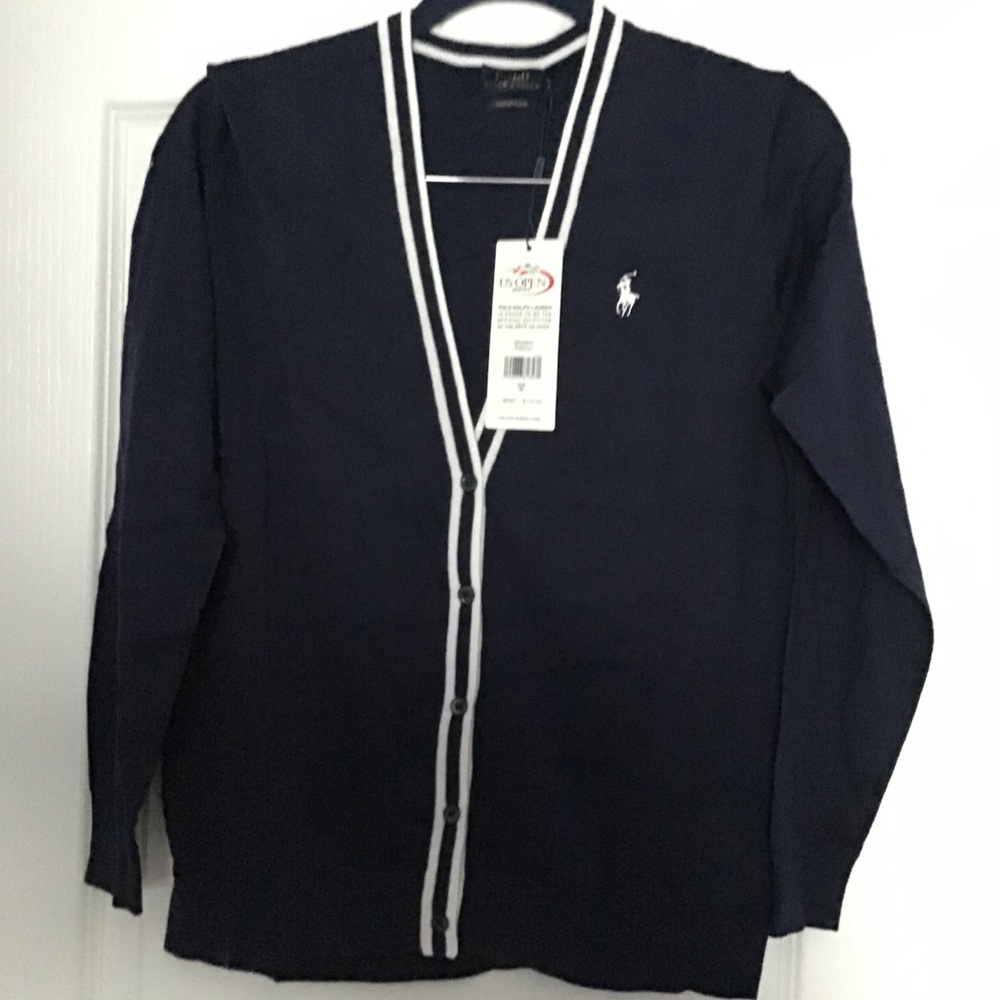 Long Sleeve Polo Ralph Lauren Cardigan